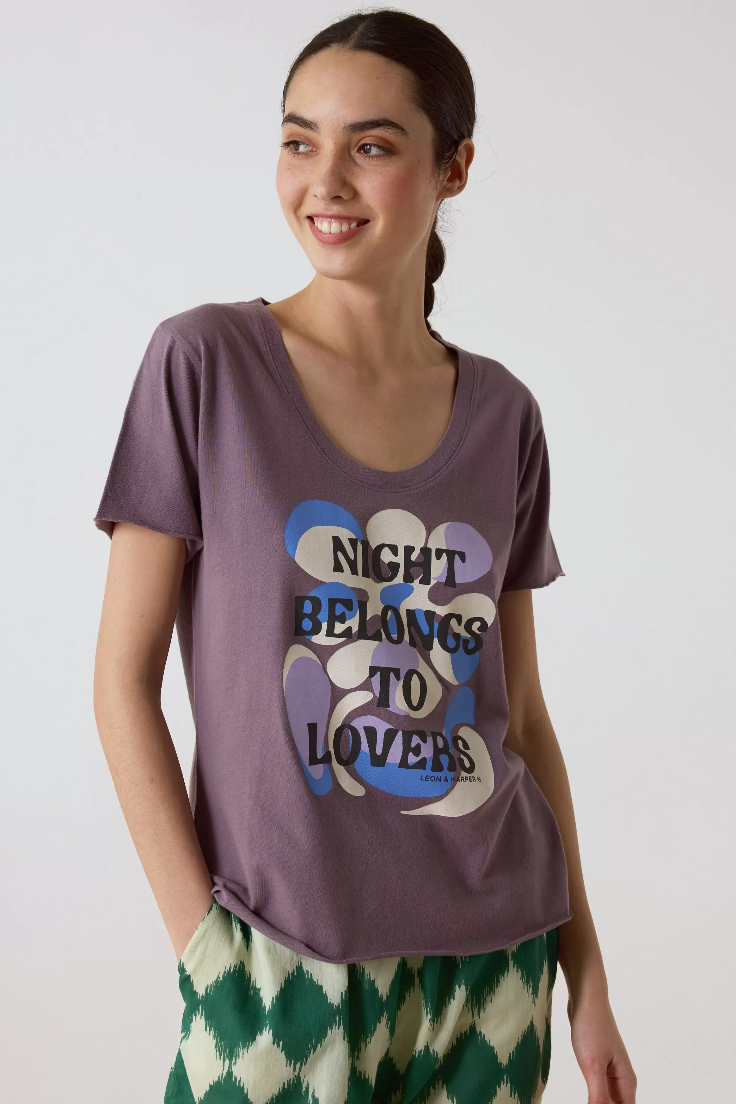 Leon&Harper Last Chance | Camisetas & Tops*Camiseta Tizia Night Iris