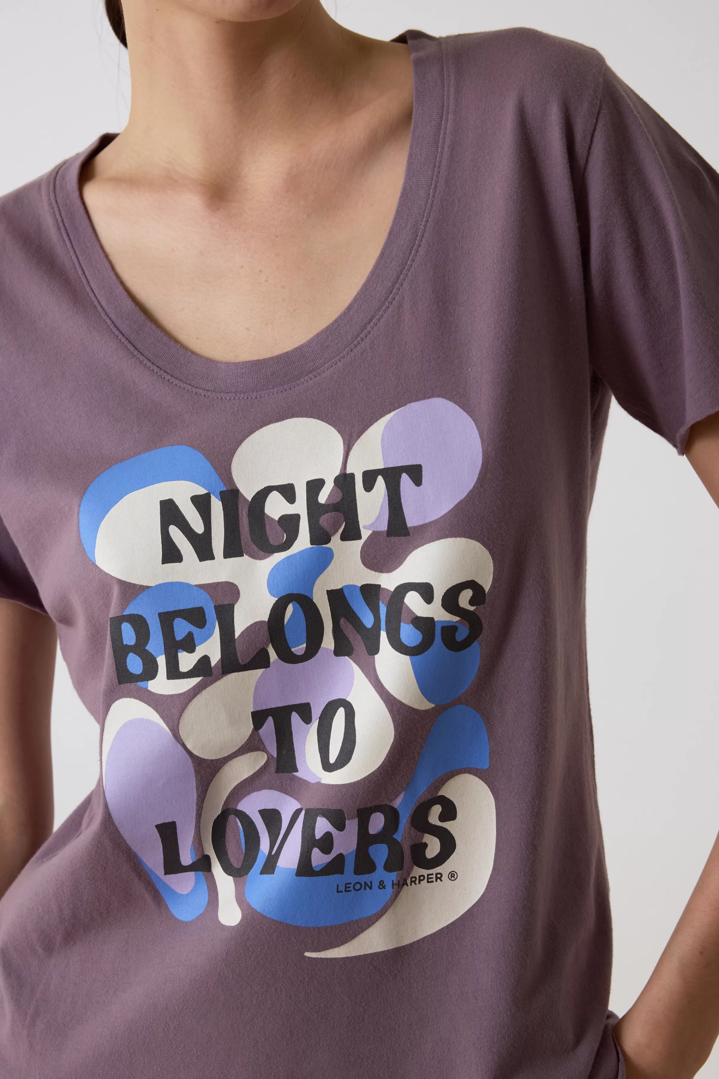 Leon&Harper Last Chance | Camisetas & Tops*Camiseta Tizia Night Iris