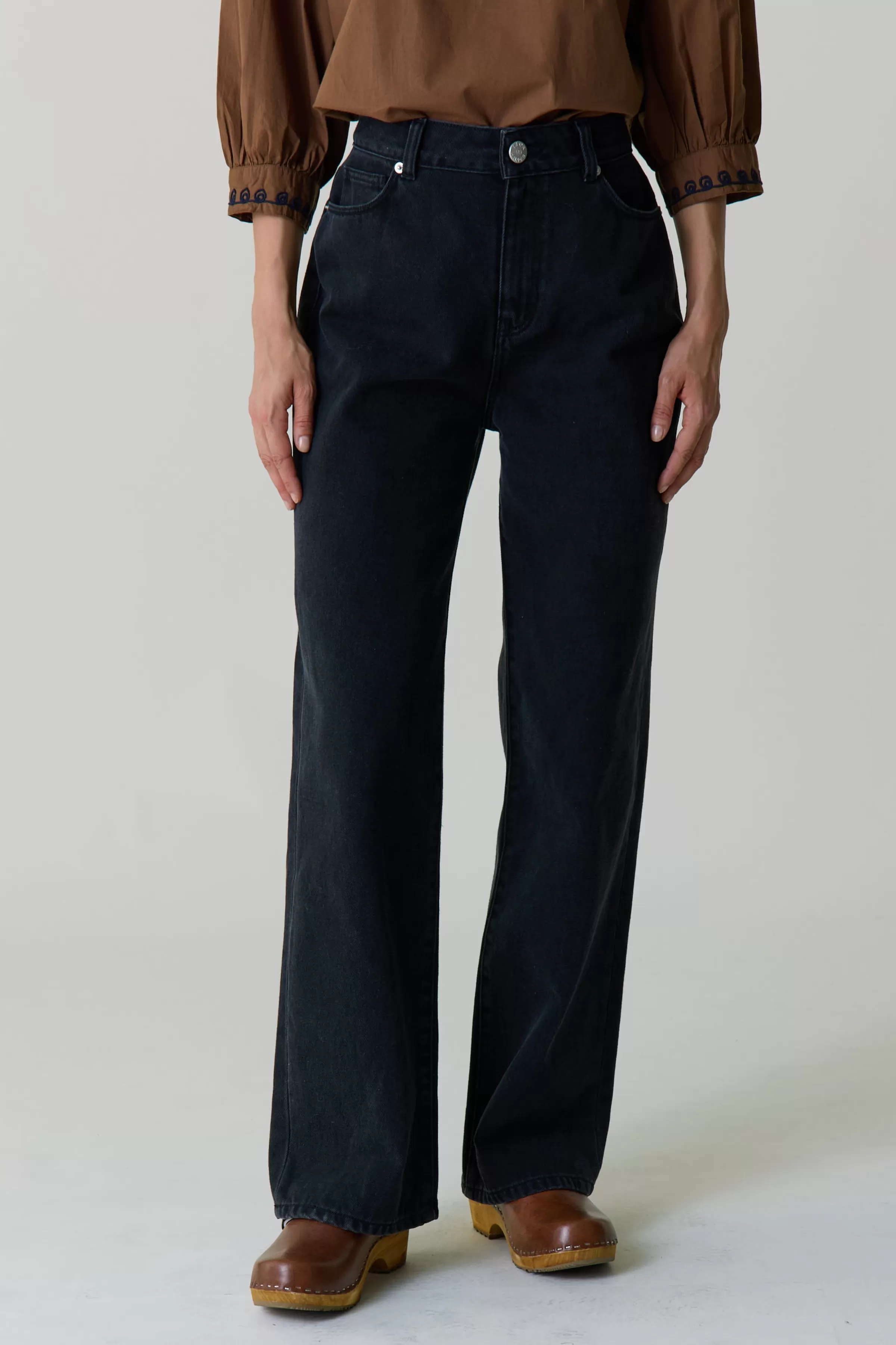 Leon&Harper Pantalones & Denim*Denim Francois PLN Negro