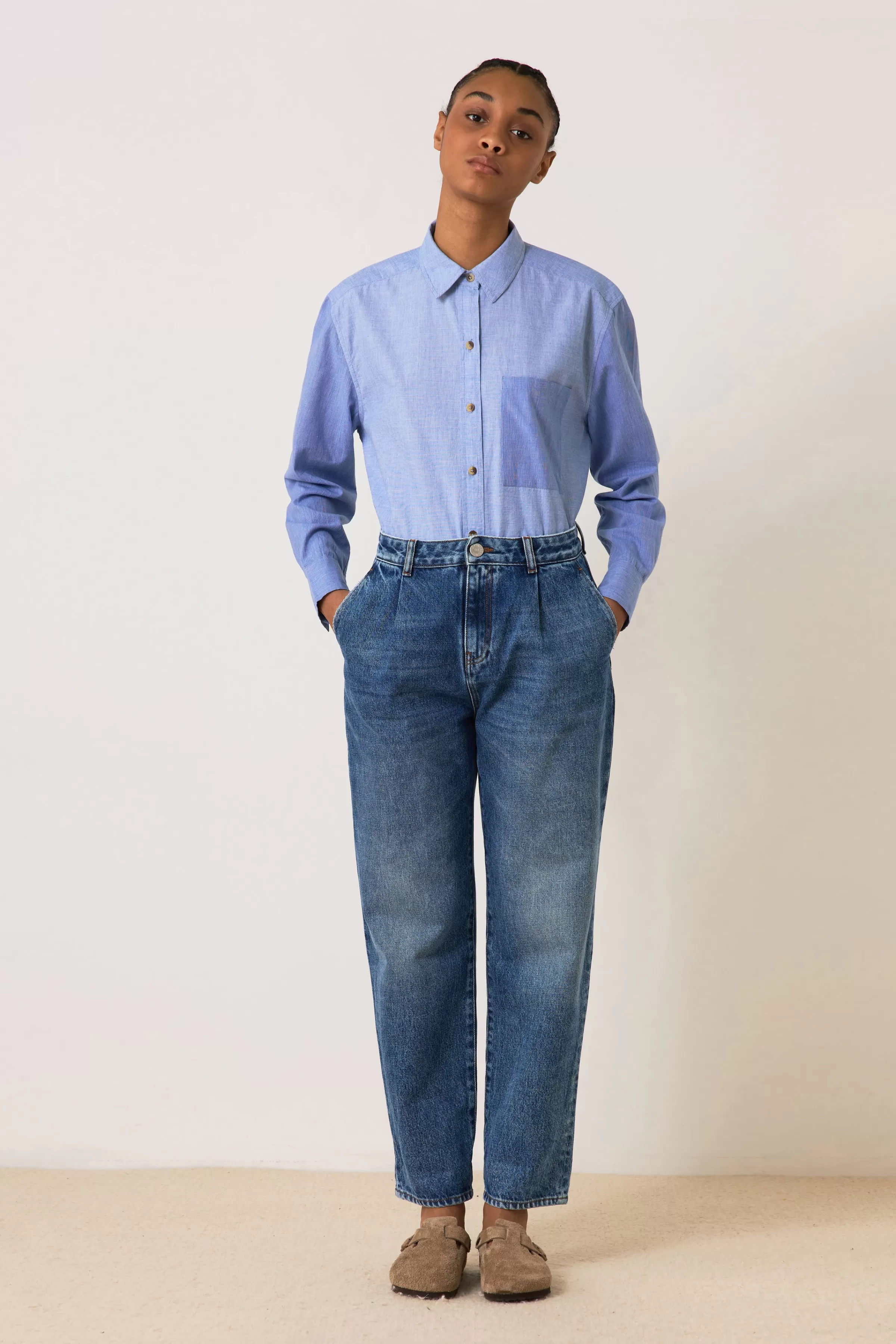 Leon&Harper Pantalones & Denim | Last Chance*Denim Patrick Pl Piedra