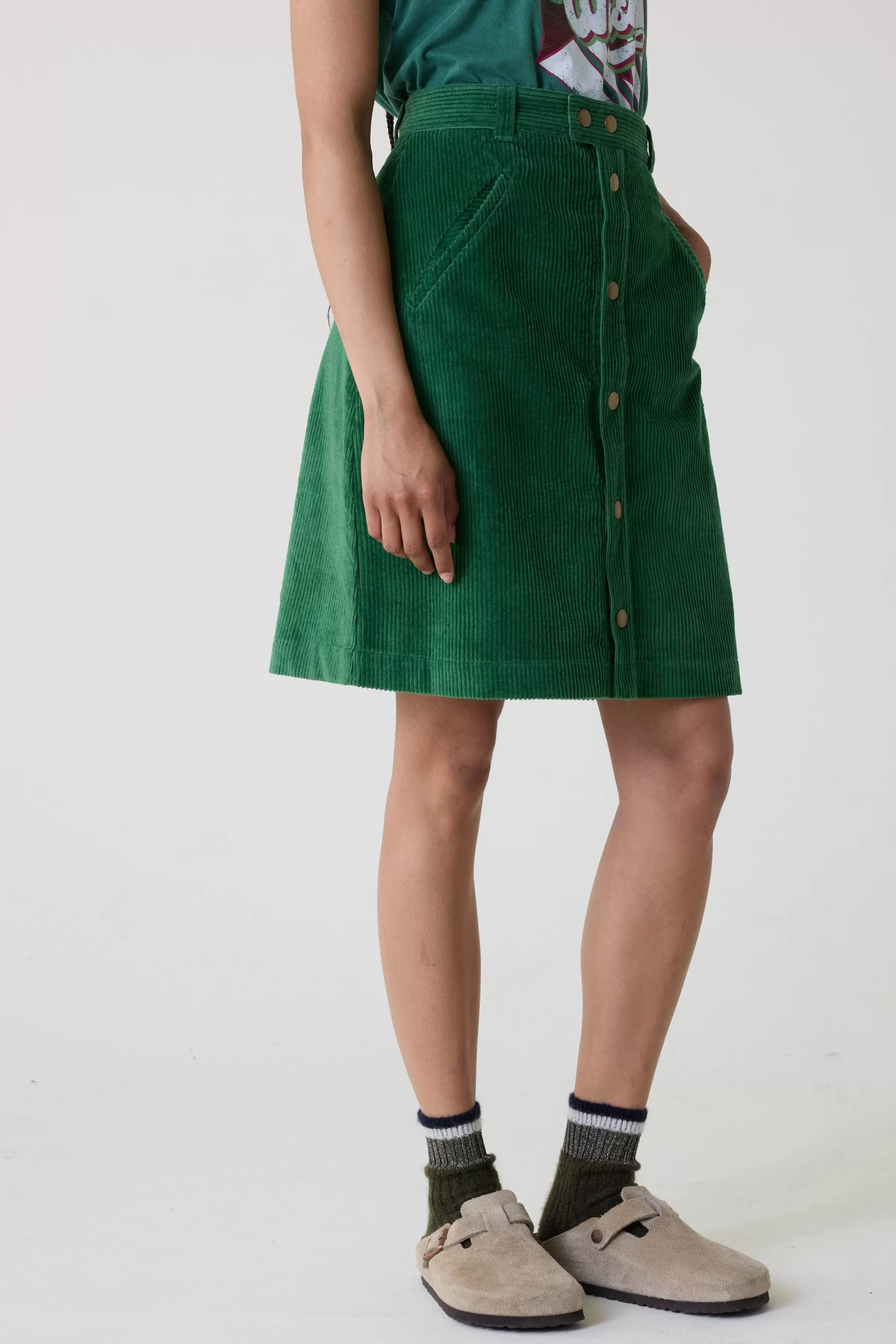 Leon&Harper Selección -30% | Rebajas | Faldas & Bermudas*Falda Joris Plain Verde