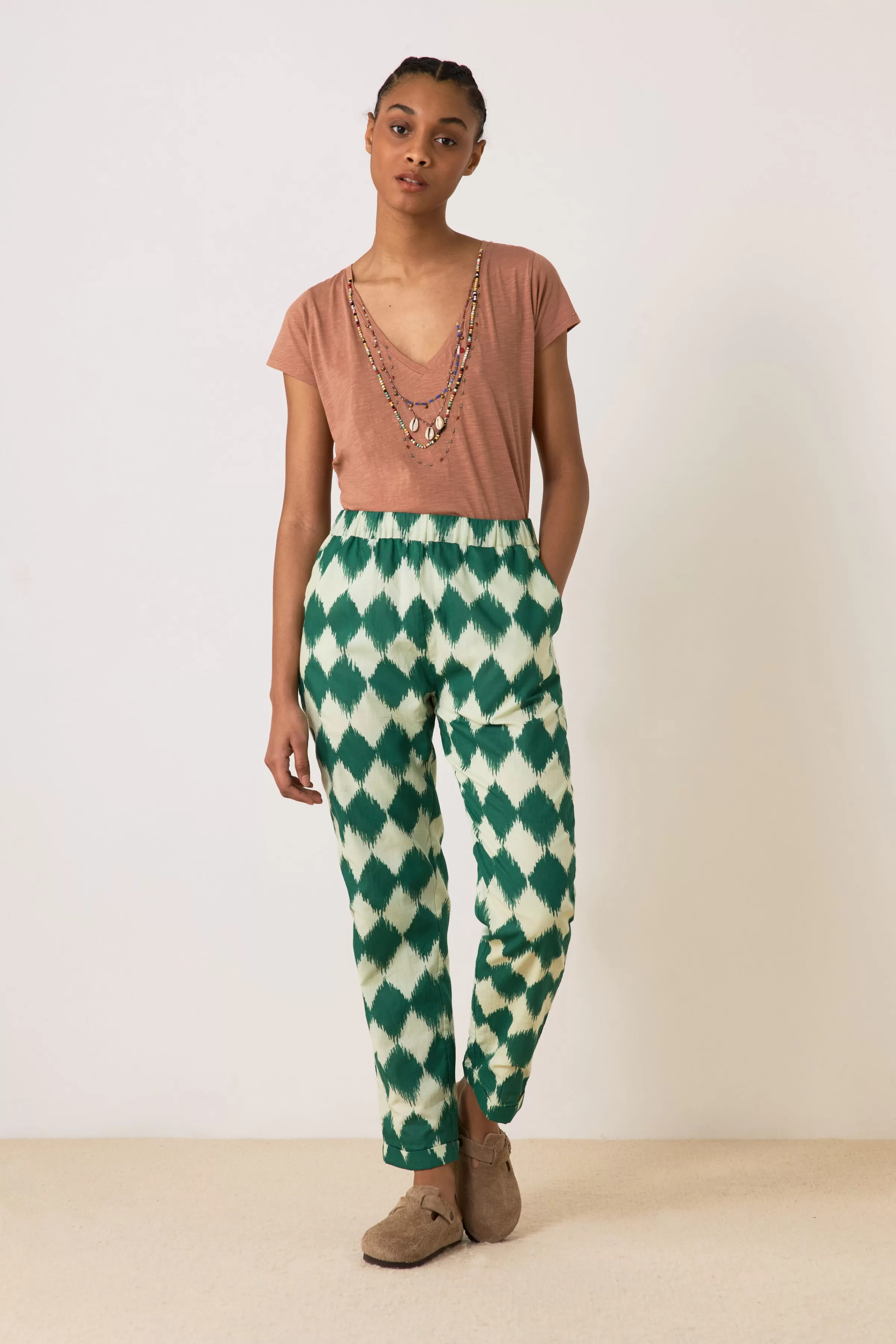 Leon&Harper Last Chance*Pantalones Parna Diam P23 Verde