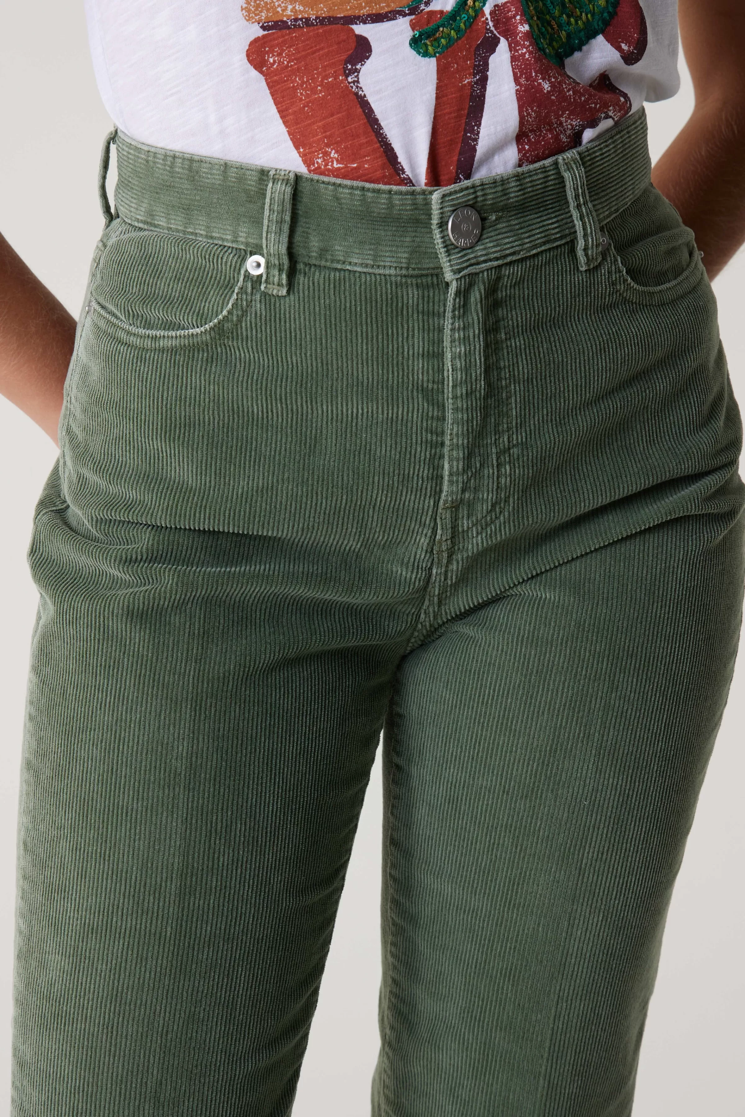 Leon&Harper Selección -30% | Rebajas | Pantalones & Denim*Pantalones Pipou Plain Verde