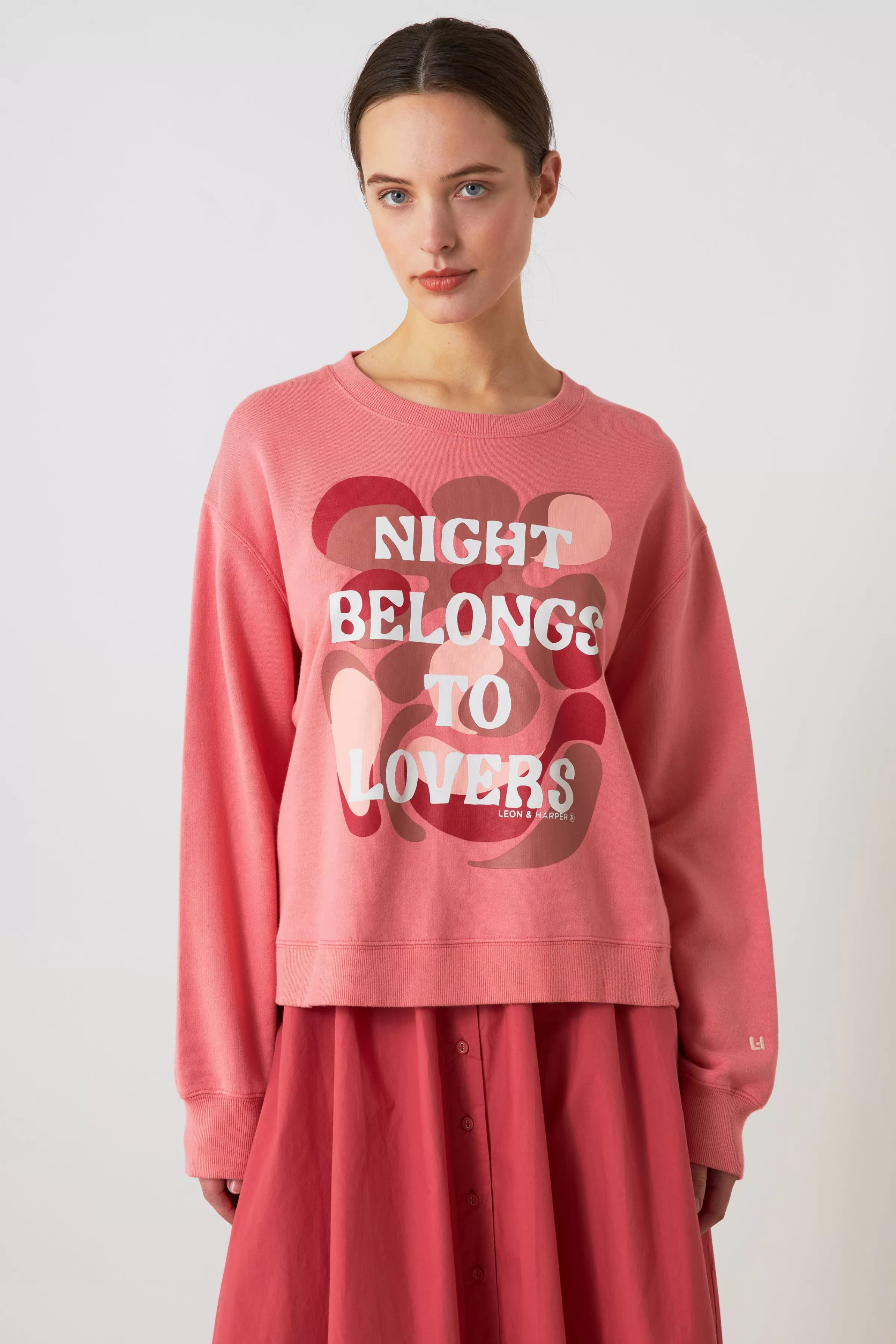 Leon&Harper Last Chance | Sudaderas*Sudadera Salida Night Chicle