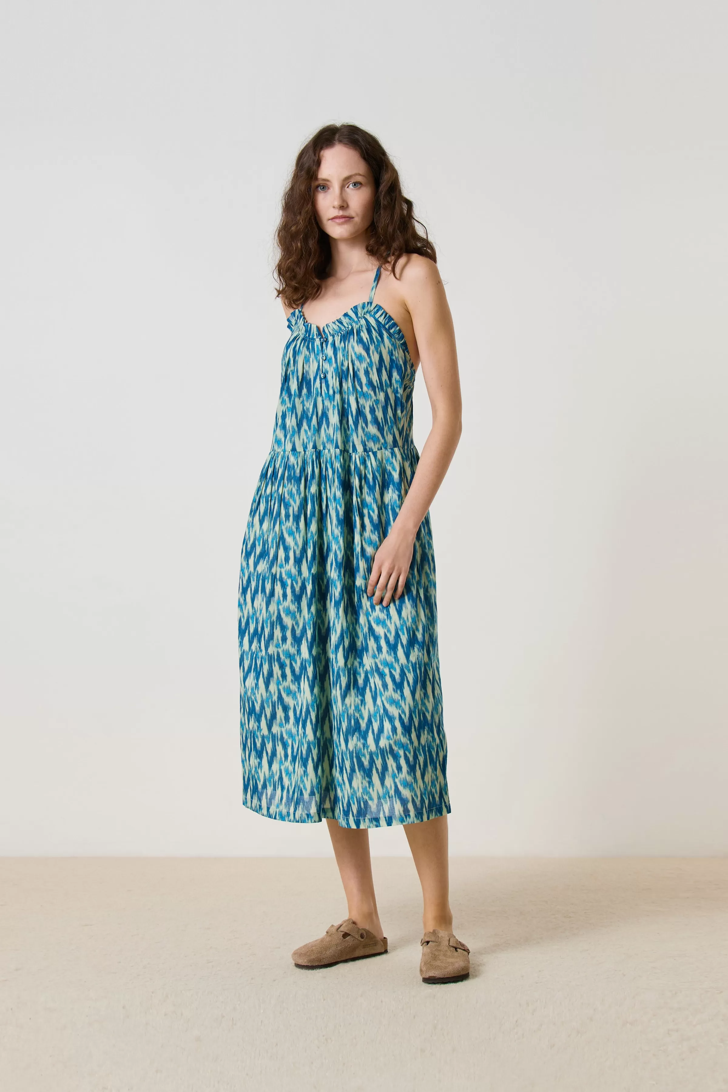 Leon&Harper Last Chance | Vestidos*Vestido Roar Ikat Azul